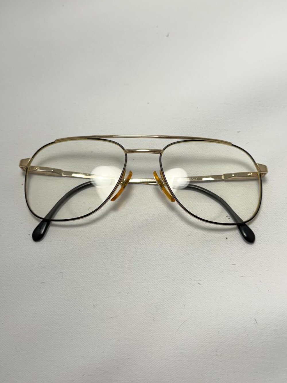 Fratelli Lozza Dido Gold Aviator Eyeglasses Frames Only